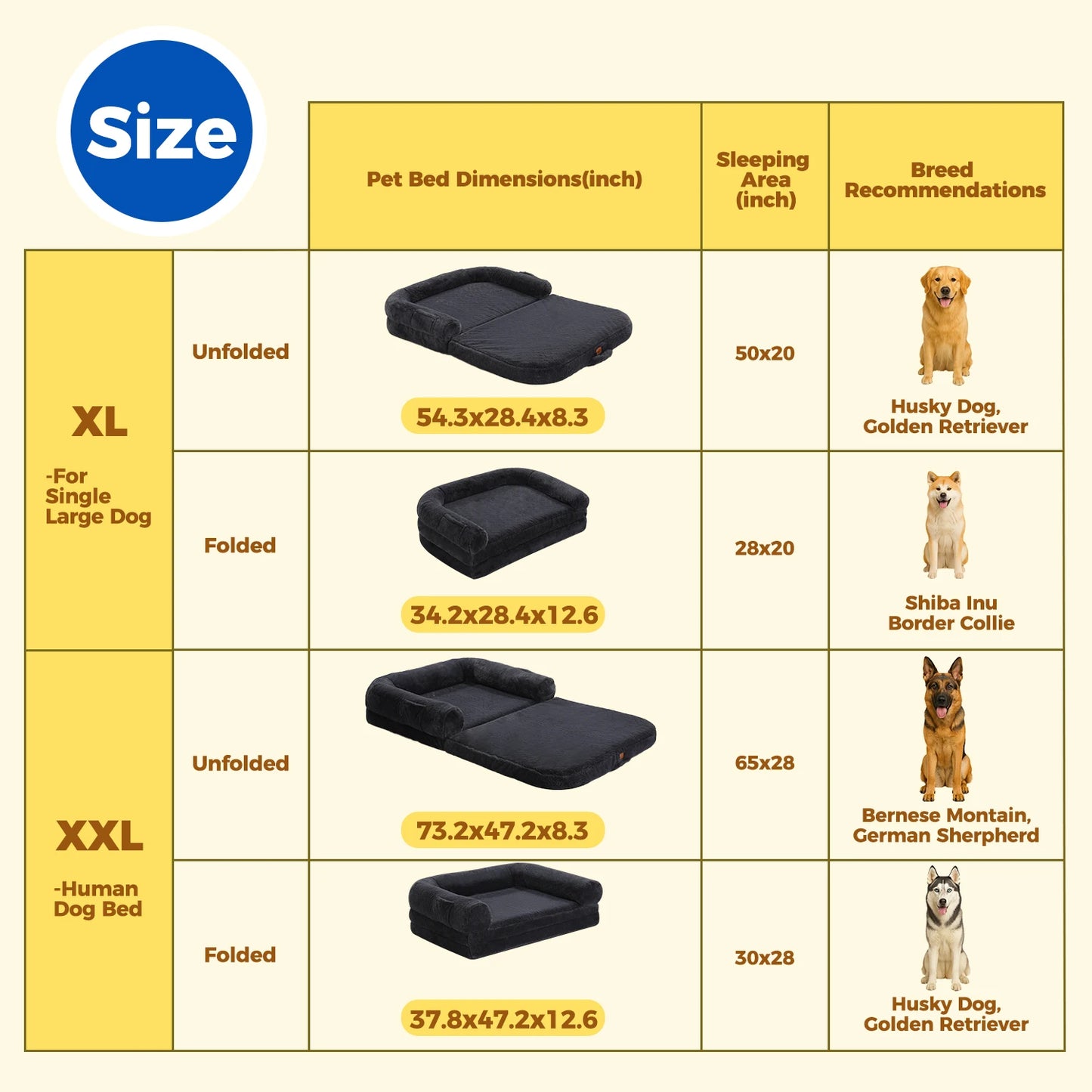 Dog Beds Foldable & PortableWashable No Installation, furniture Dog accessories