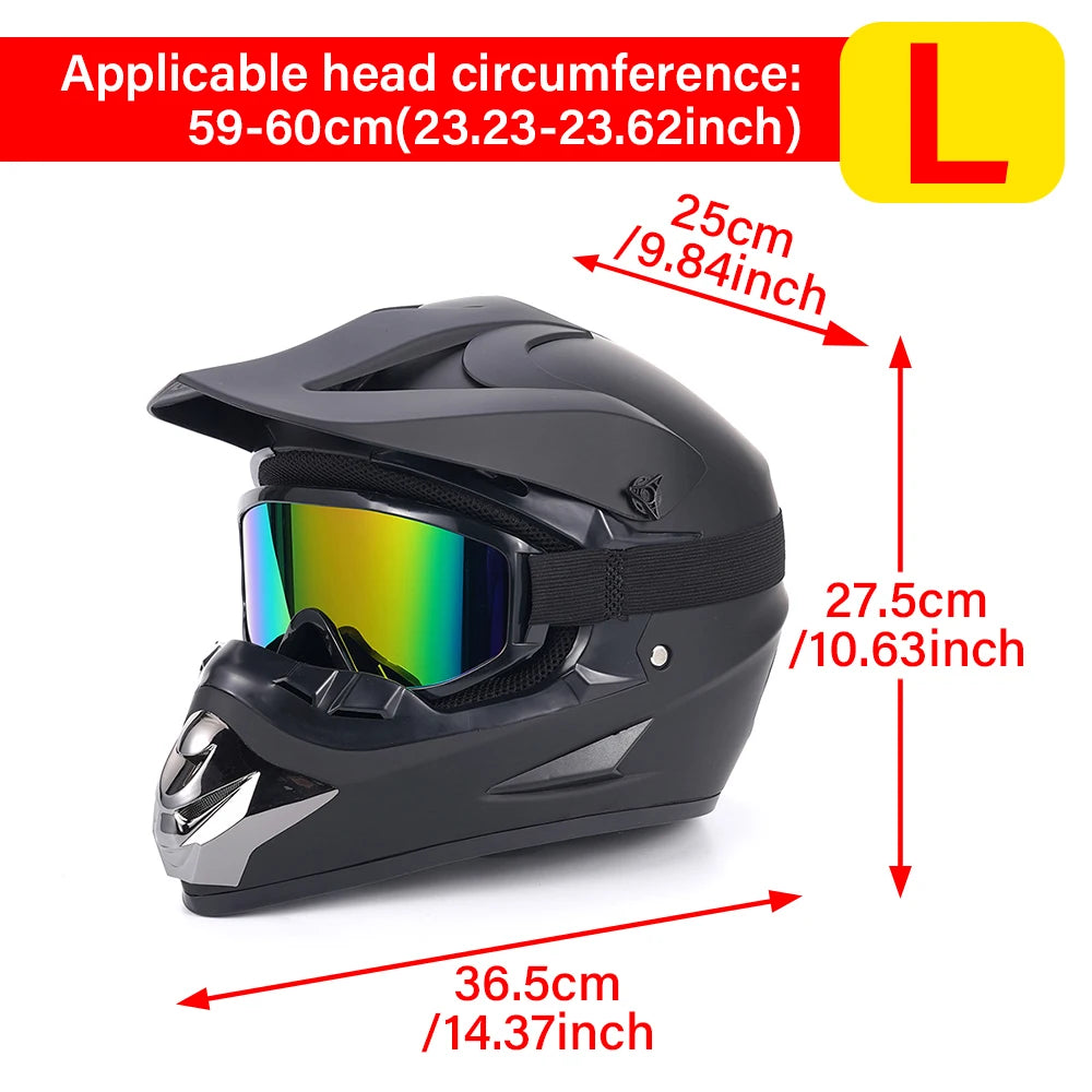 Motorcycle Full Face Helmet Men Women Fashion with Dual Lens racing full face helmet motorcycles