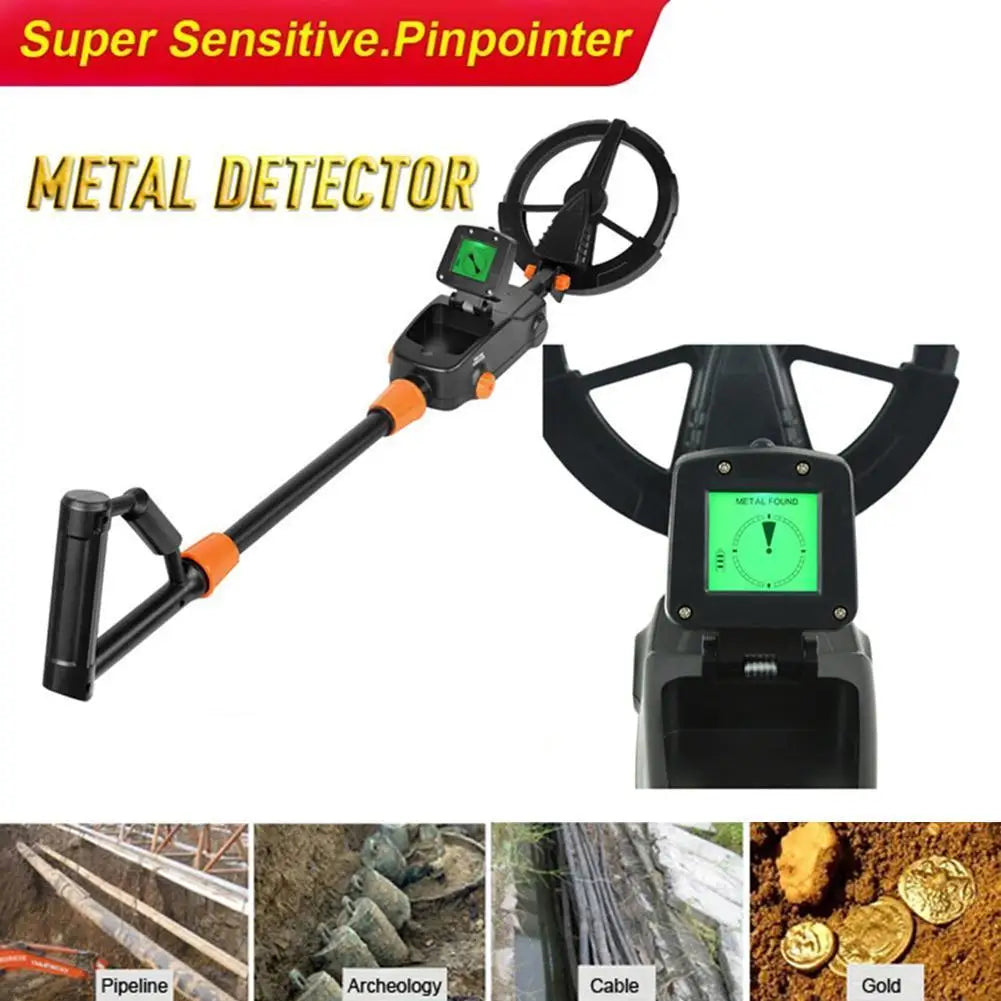 MD1008A LCD Gold Metal Detector Treasure Underground Sensitive Search Coil Main Unit