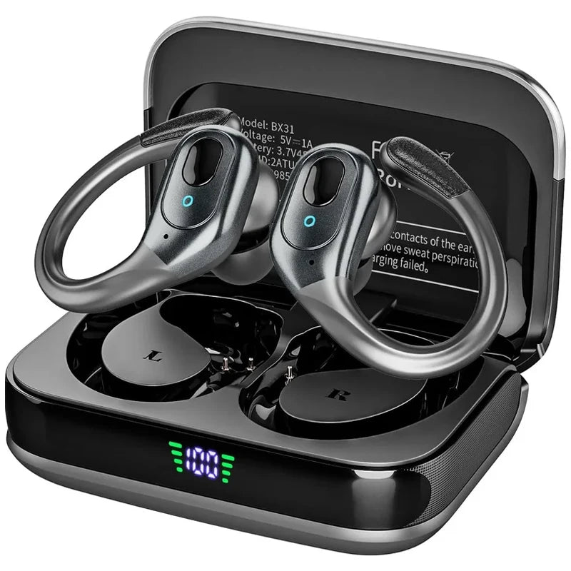 TWS Wireless Bluetooth Earphone Headset 5.3 Sports ear-hook Stereo noise reduction Earbuds HD Call