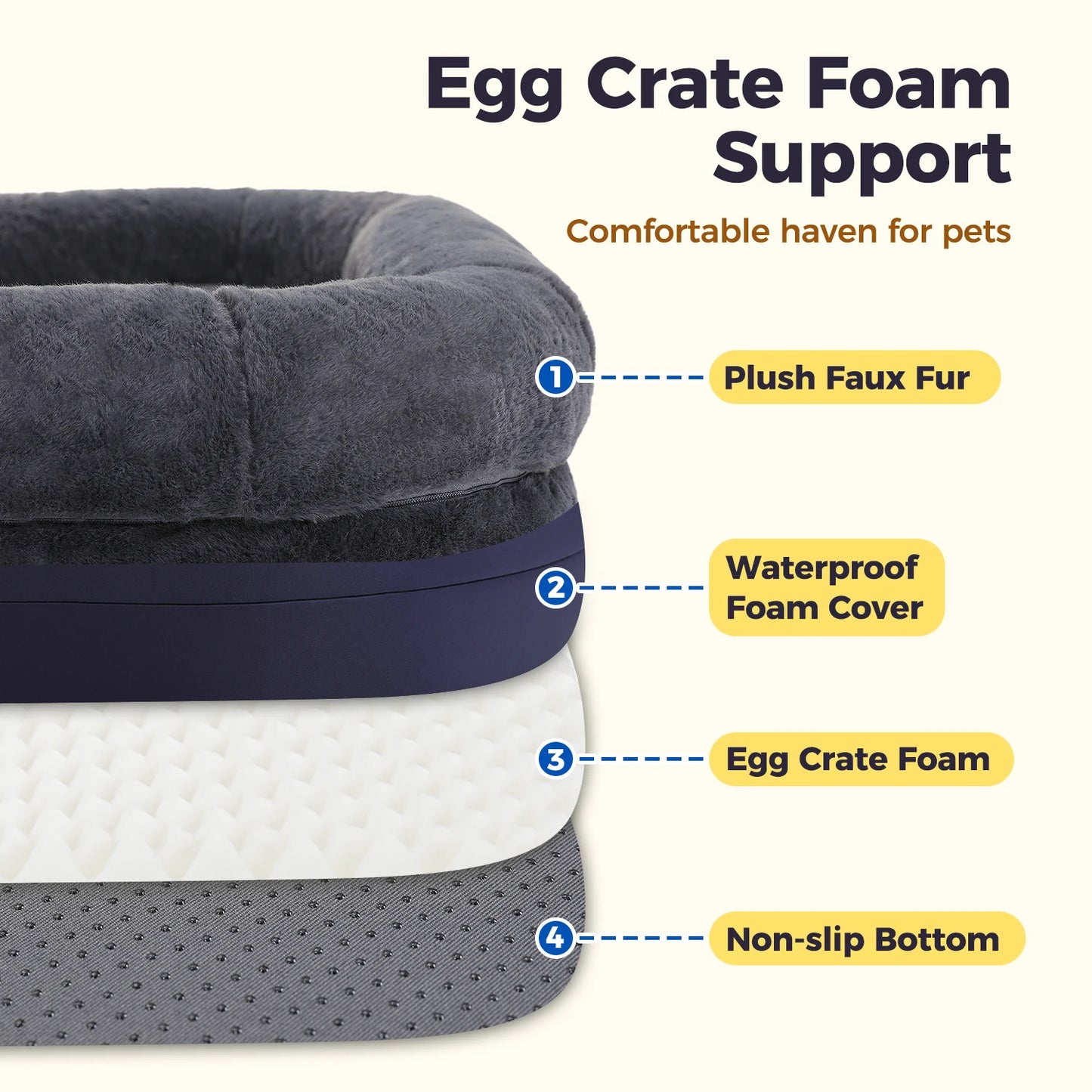 Dog Beds Foldable & PortableWashable No Installation, furniture Dog accessories