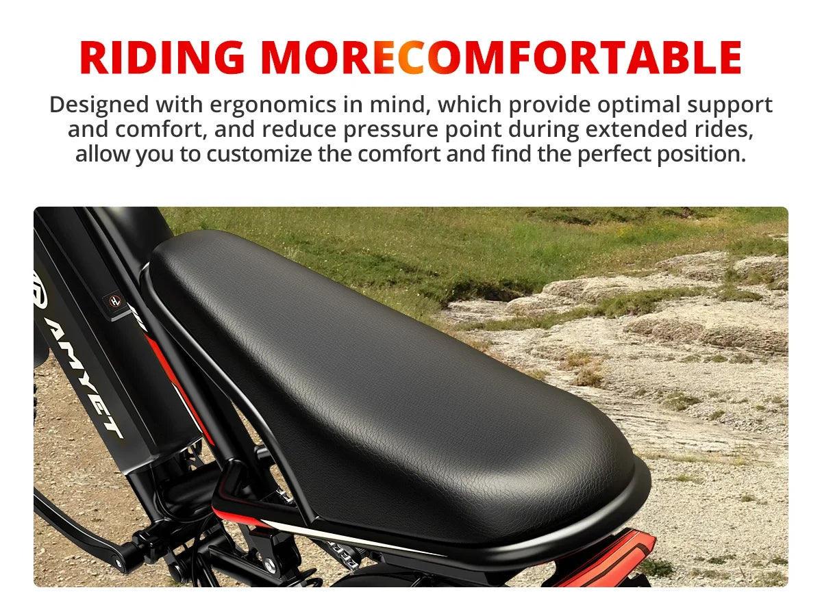Ebike S8 2000W dual motor 48V 25AH 20-inch fat tires, front, rear shock absorption, with pedals.