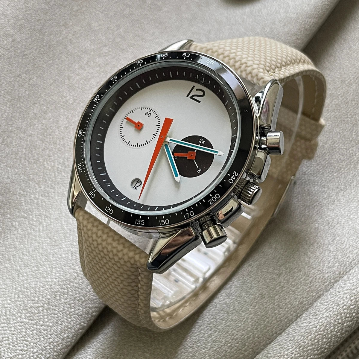 round white light luxury high quality 2025 brand authentic new high value quartz watch trendy