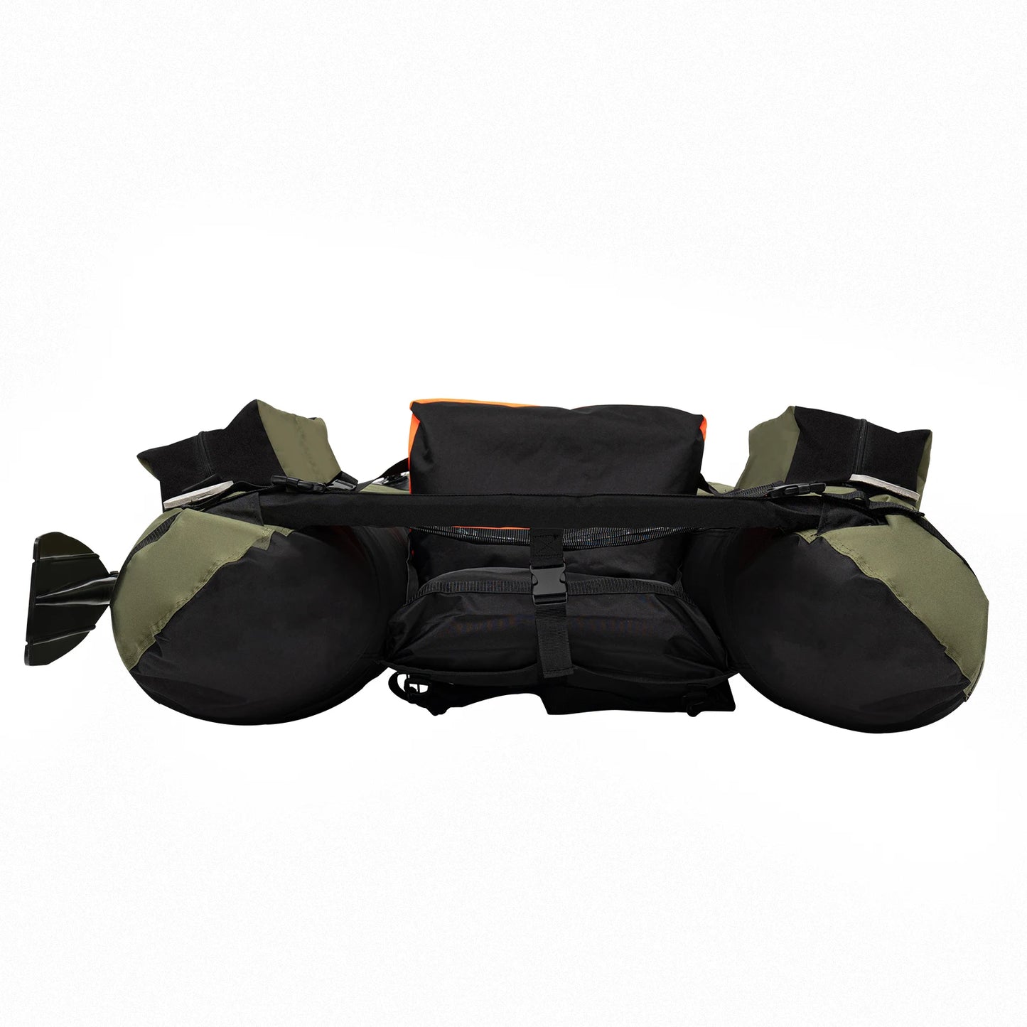 Inflatable Fishing Boat with Hand Air Pump Outdoor 136*105cm Max Capacity 286.6 lbs