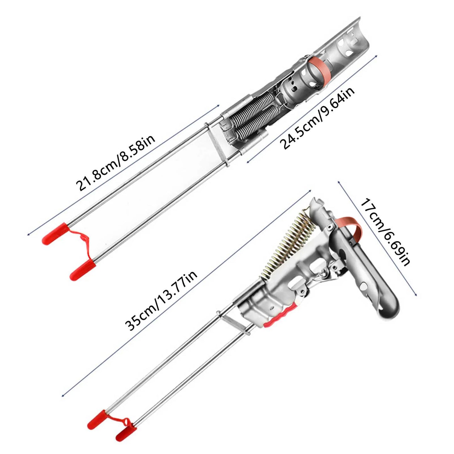 1-5pcs Automatic Fishing Rod bracket holders Stainless Steel double spring rest Brackets Fishing