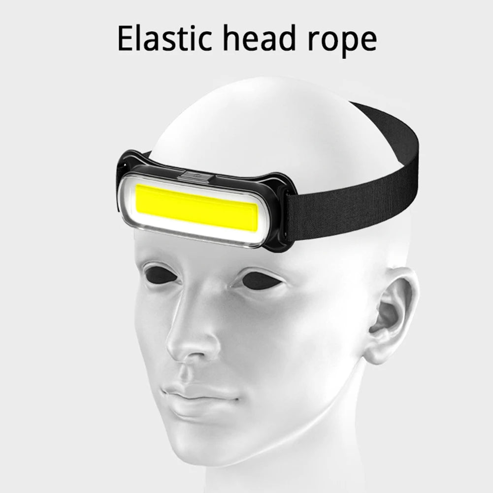 USB Rechargeable LED Headlamp Waterproof Adjustable band Flashlight Camping Running Cycling Fishing