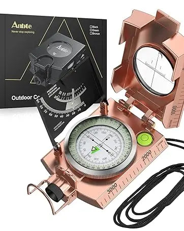 Professional Military Compass,3000 Gauss,Waterproof, Carry Bag,Navigation,Hiking,Camping,Hunting.