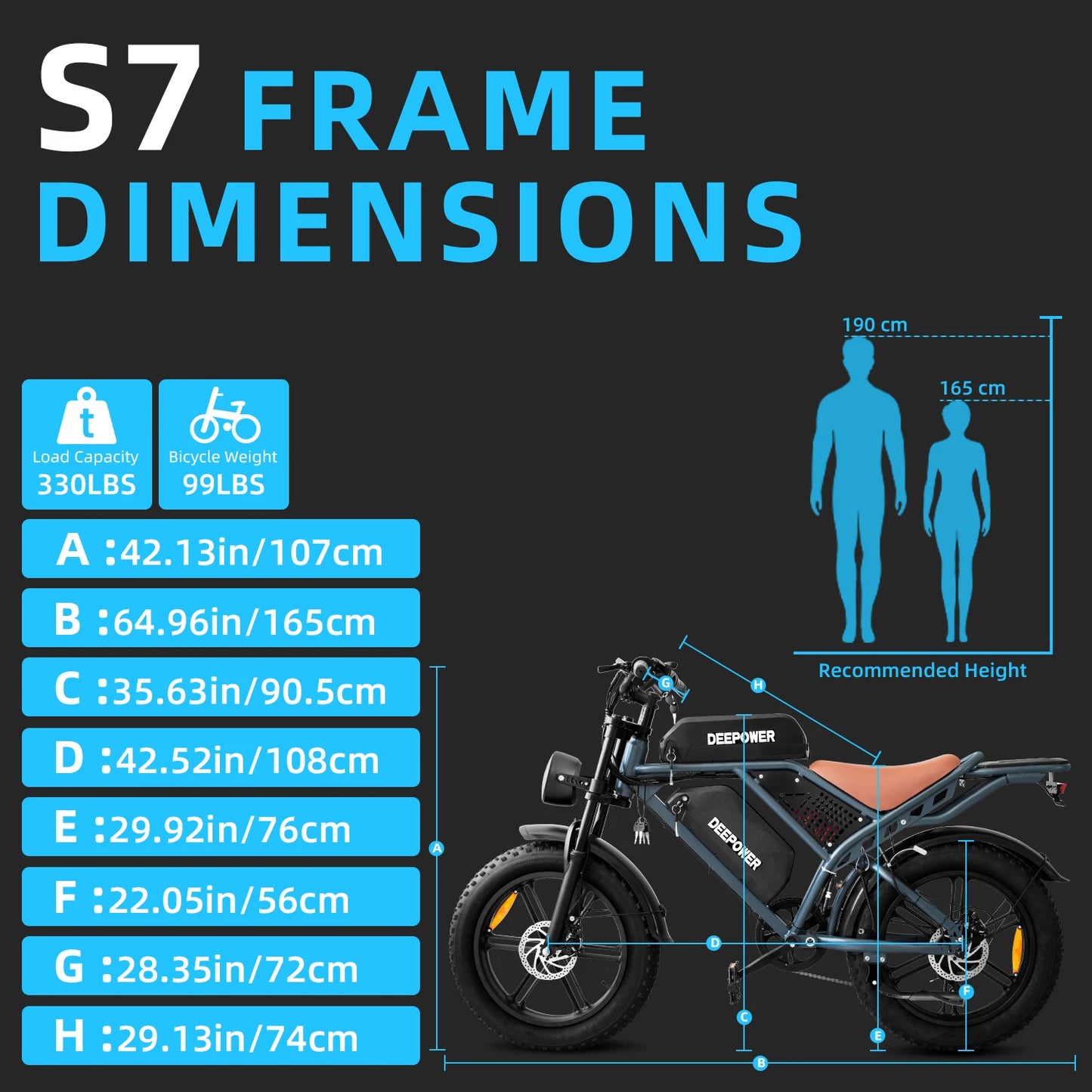 QS7 Max Electric Bicycle 2000W Brushless Motors MTB 48V 35AH Lithium Battery Speed 50Km/h Off Road