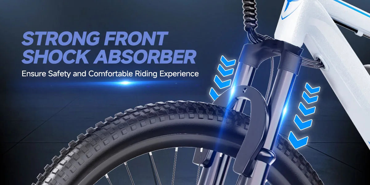 26" E- Bike Mountain Bike With 1000w Peak Motor Electric Dirt Bike With Great Climbing Ability