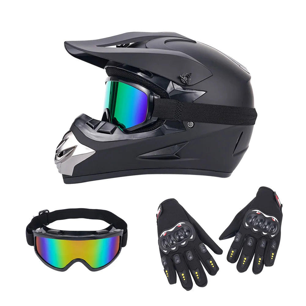 Motorcycle Full Face Helmet Men Women Fashion with Dual Lens racing full face helmet motorcycles