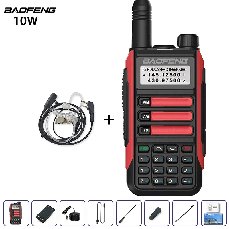 Waterproof Walkie Talkie Dual Band High Power Radio Dual Band Vhf Uhf CB Ham Radio Long Range