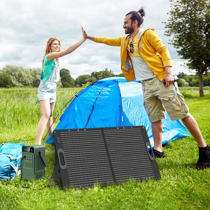 AP200L Power Bank 192Wh 60000mAh Capacity ,100w Solar Panel Generator for Camping Equipment