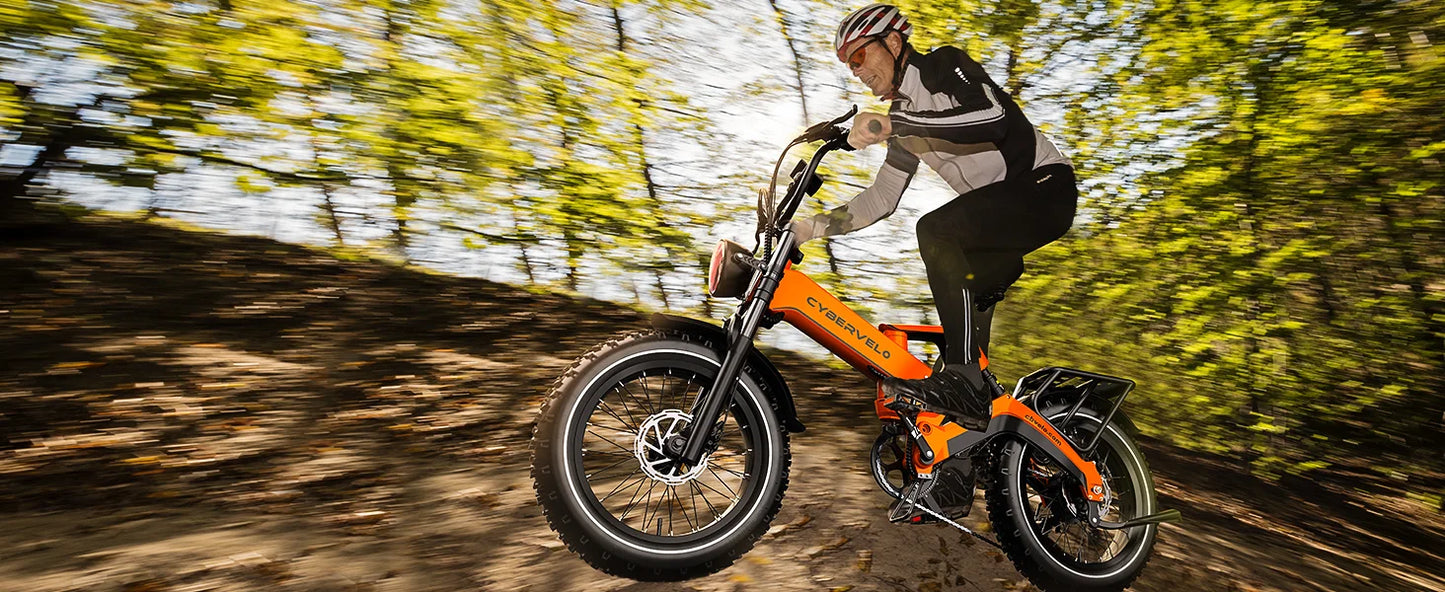 EK6 Peak 2000W Folding E-Bike, Adults, 35MPH 100Miles, 48V 25Ah Removable Battery,20"x4.0 Fat Tire