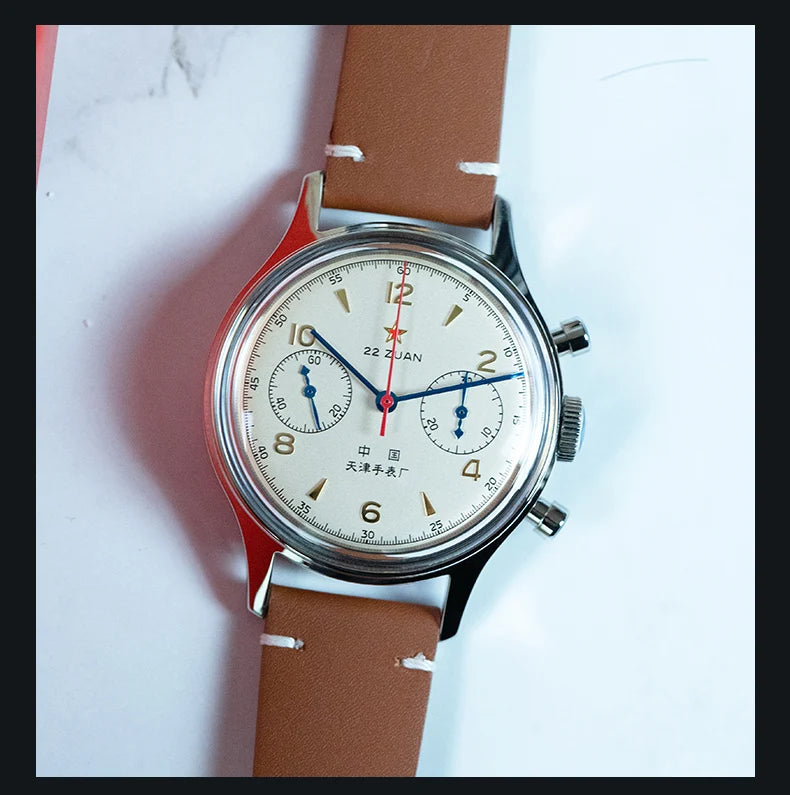 Seagull 1963 International Chronograph Manual Winding Mechanical Watches Original ST1901