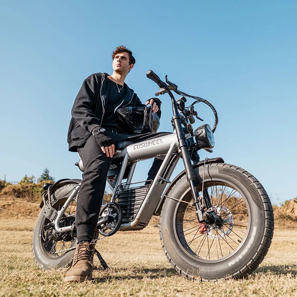 Electric Bike CT20S 2000W Motorcyle 20 Inch Fat Tire ,60V 27.5AH Bikes Adult