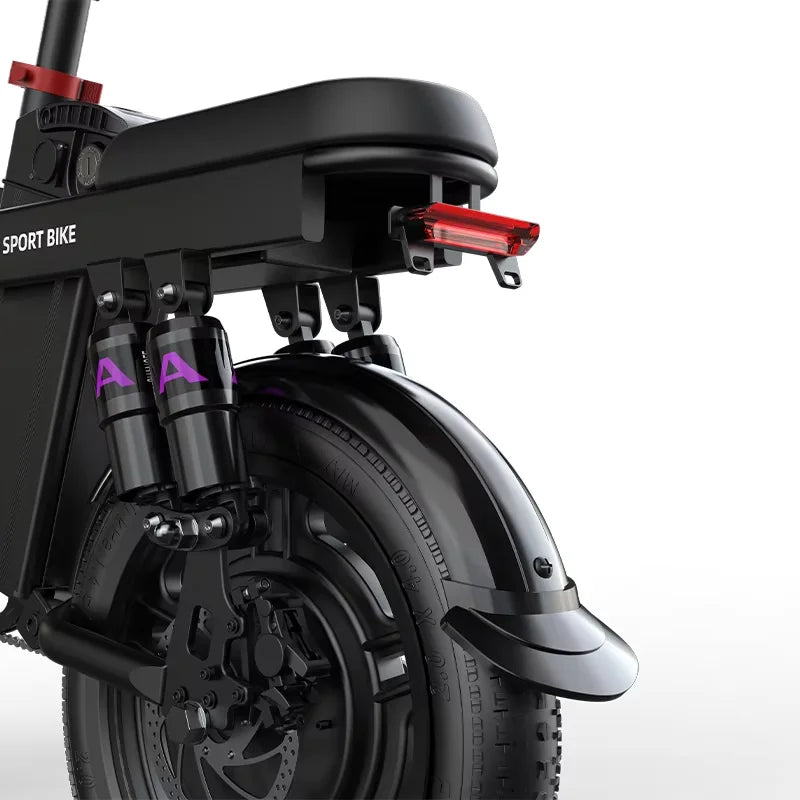 Ebike G16 1000W motor 48V 20AH battery, shock absorption, fold, 16 inch tires, urban commuting