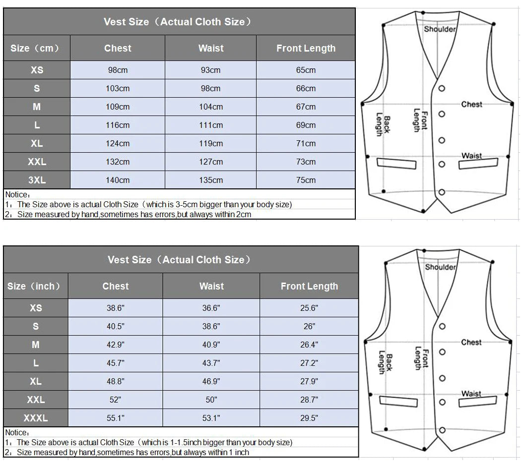 Vintage Suede Leather Men's Vest Slim Fit Sleeveless Jacket V-Neck Regular Fit Suit Vest Waistcoat