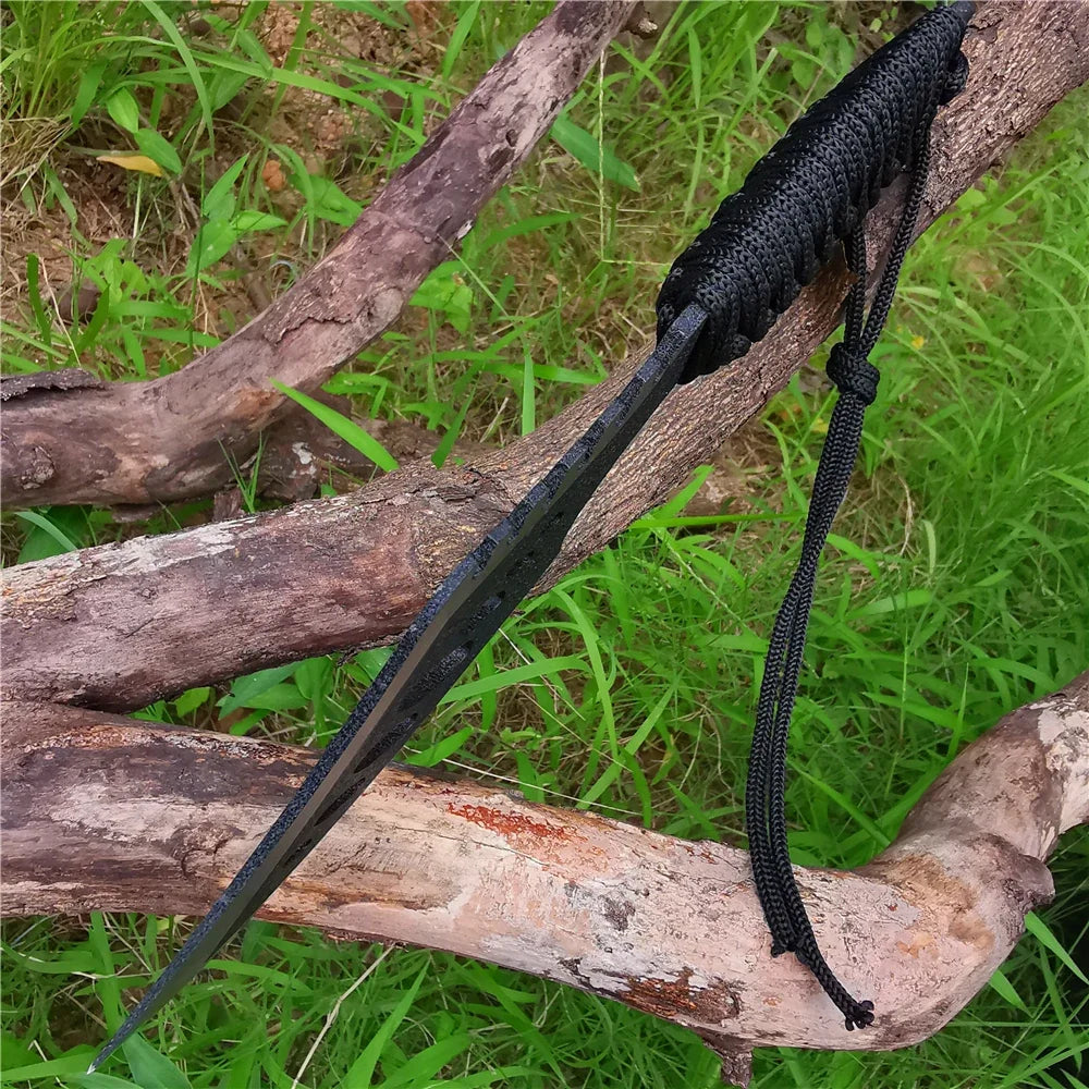 Compact Outdoor Tomahawk: Stainless Steel Blade, Non-Slip Handle, Jungle Machete & SurvivalTool