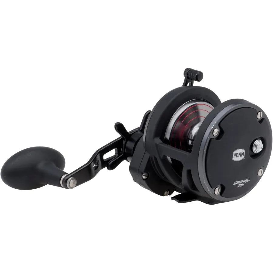 Warfare II Star Drag Conventional Fishing ReelHeavyDuty Saltwater Fishing Smooth Perform High Load