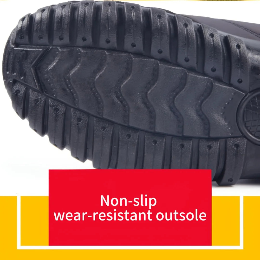 Men's sneakers Warm Cotton Zipper Snow Ankle Boots, Waterproof Snow Boots free shiping shoe