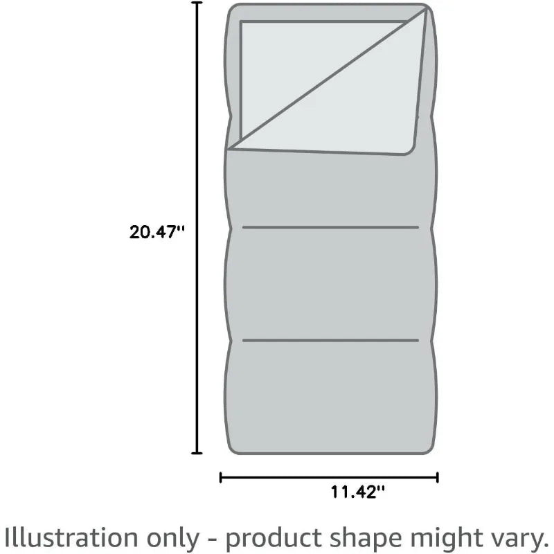 Coleman Heritage Big & Tall Cold-Weather Sleeping Bag, 10°F Camping Adults, Comfortable