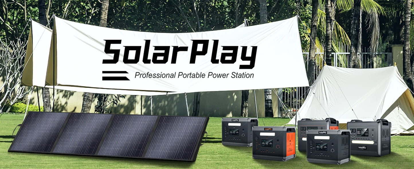 2400W/2160Wh Power Energy Stations Q2501 Rechargeable Batteries Solar Panels 200W FoldableOutdoor