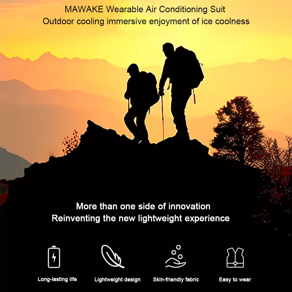 Summer Cooling Vest Semiconductor Refrigerationr Outdoor Work Circulating Ice Clothes Waterproof