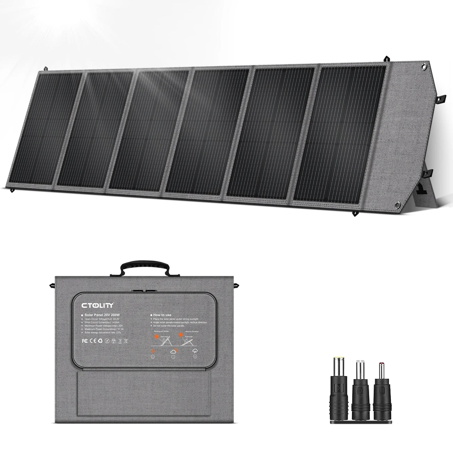 1600W Solar Generator 1024Wh Backup LiFePo4 Battery  & 200W Panel RV Camping Travel Blackout
