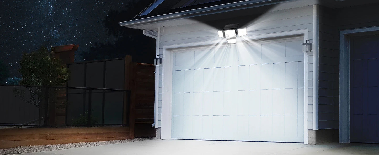 Solar Outdoor Lights - 3000LM 188 LED Motion Sensor Lights Security Lights for Backyard Patio