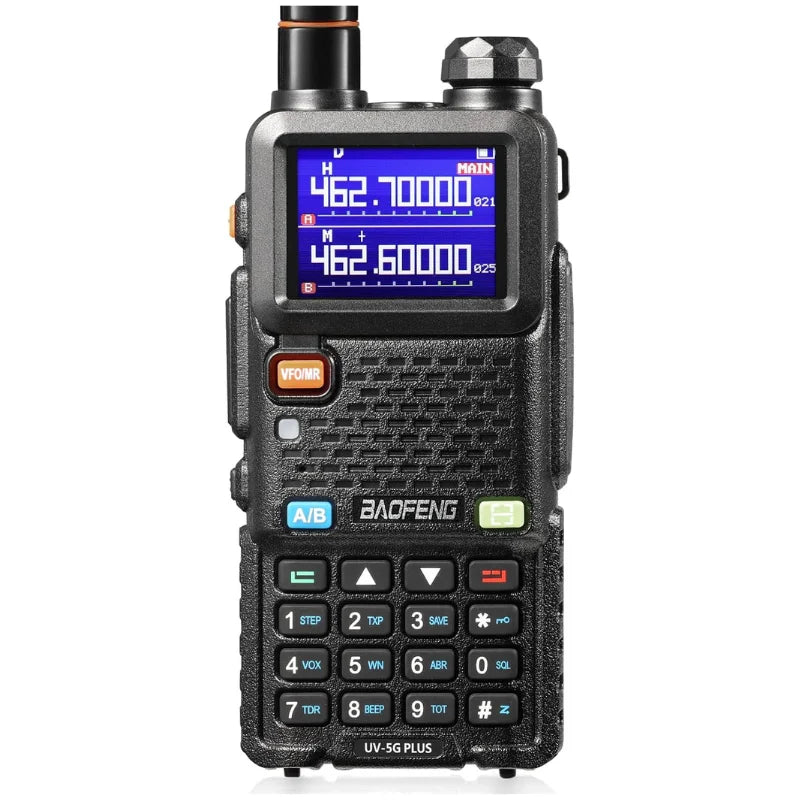 [Chirp Compatible]UV-5G Plus GMRS,Two Way Radio for Adult, 2500mAh Battery, 1 Pack999 Channels