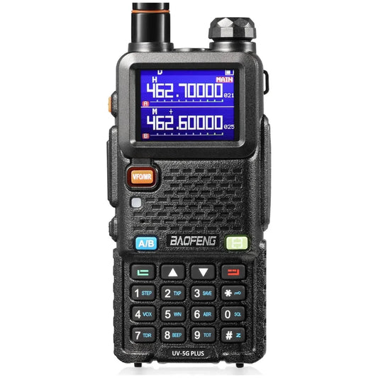 [Chirp Compatible]UV-5G Plus GMRS,Two Way Radio for Adult, 2500mAh Battery, 1 Pack999 Channels