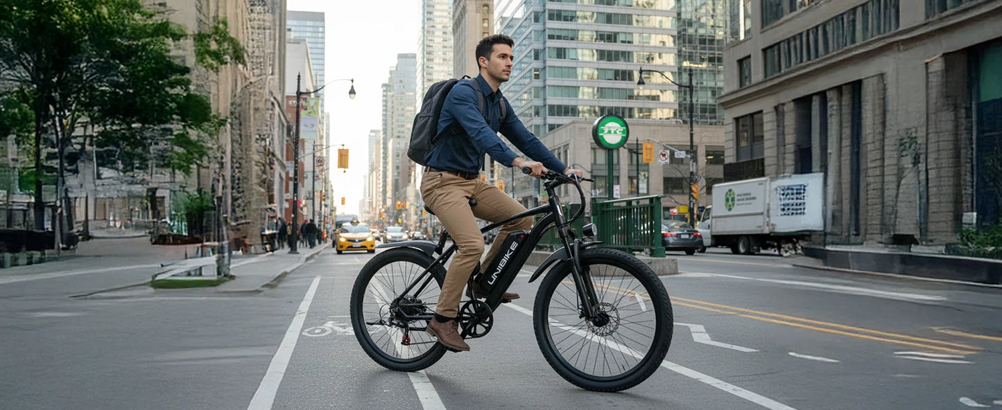 26'' E-Bike, Adults,750W Peak Motor Mountain,22MPH, upto45 Miles,7-Speed,Removable Battery