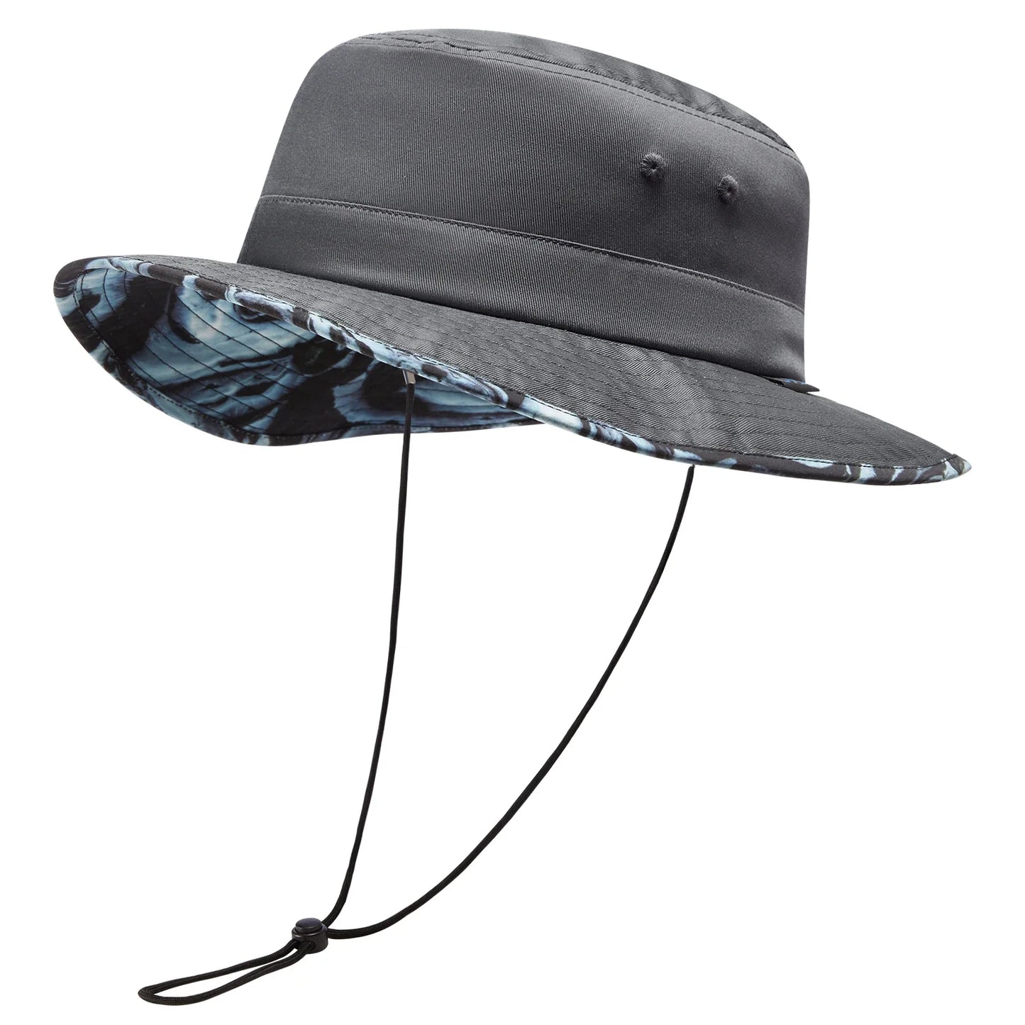 UPF 50+ Foldable Sun Hat Patterned Under Brim Bucket Hats for Summer Hiking Fishing Beach Safari Men Women