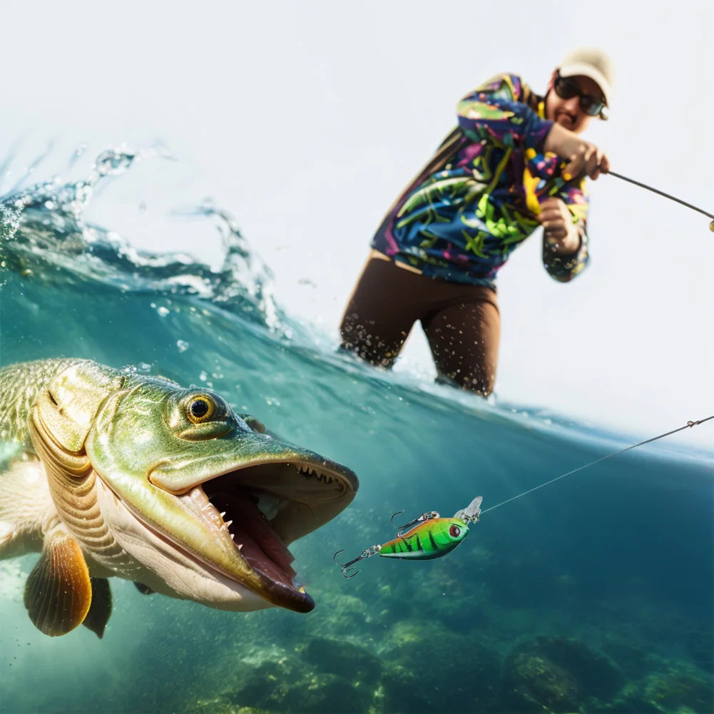 24 Days Fishing Lures Set Surprise Bait Gift for Fishing Lovers Father Boyfriend Brother