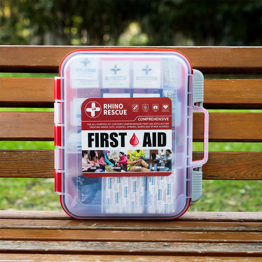 RESCUE 350 Pieces OSHA All-Purpose First Aid Kit, professional Medical Supplies,  for Emergency