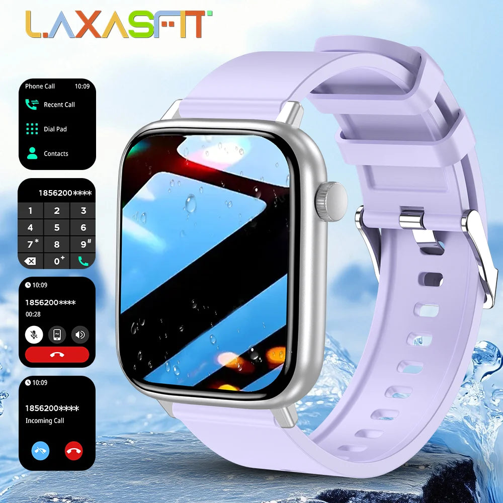 New Smart Watch Bluetooth Call 24/7 Heart Rate Monitor IP68 Waterproof 100+ Sport Mode Men Women