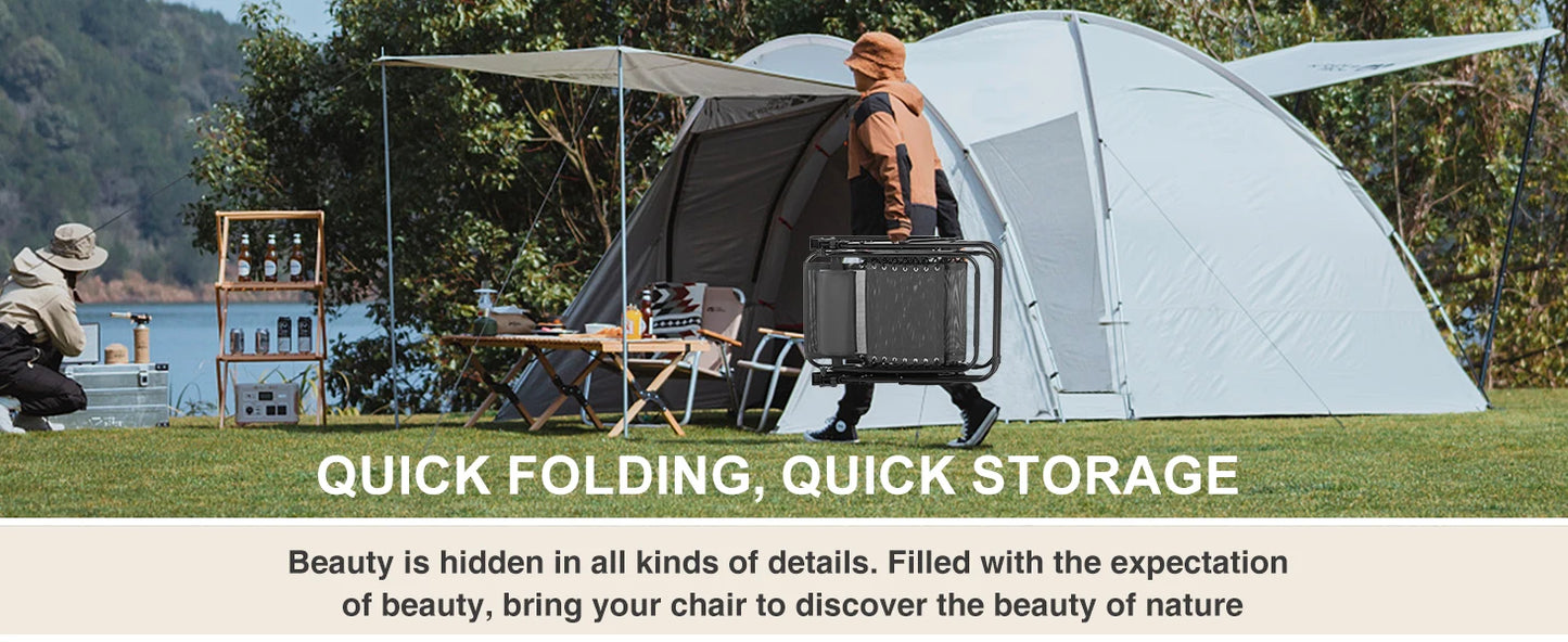 Zero Gravity Set 2 Portable Recliner Camping Patio Outdoor Chair,Cup Holder Trays Adjustable Pillow