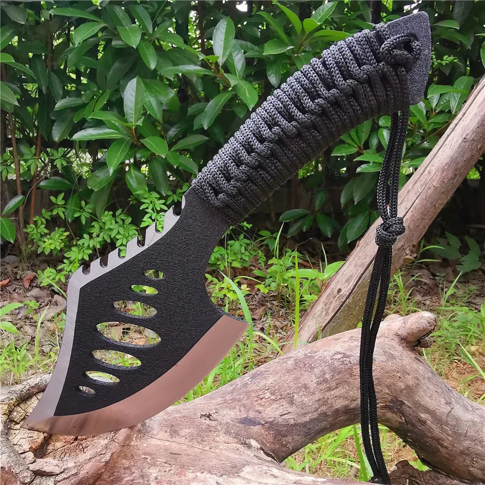 Compact Outdoor Tomahawk: Stainless Steel Blade, Non-Slip Handle, Jungle Machete & SurvivalTool