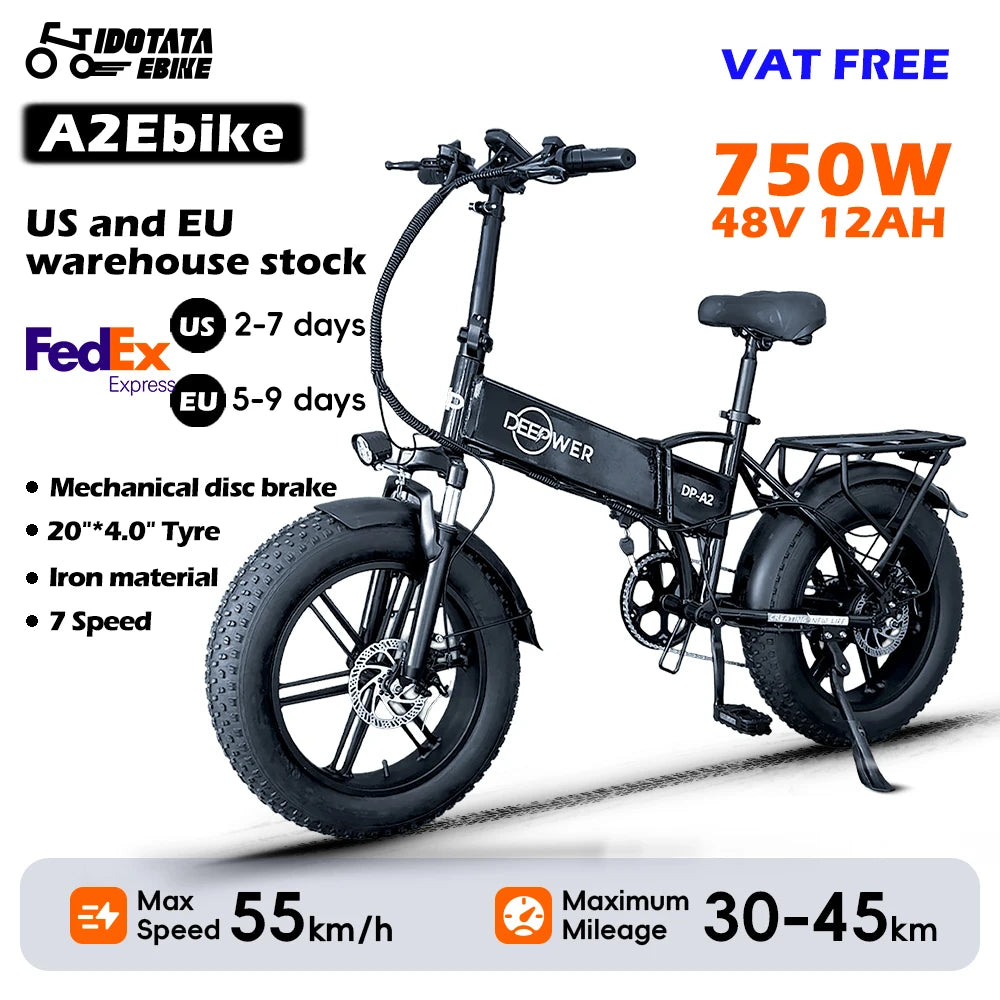 Electric Bike for Adults, Peak 1000W Foldable,35mph, Rng/35-50 Miles 48V 20AH Mountain Folding 20‘’