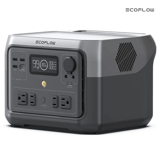 Portable Power Station' 2 Max, 499Wh/512Wh LiFePO4 Battery/ 1 Hour Fast Charge upto 1000W Output