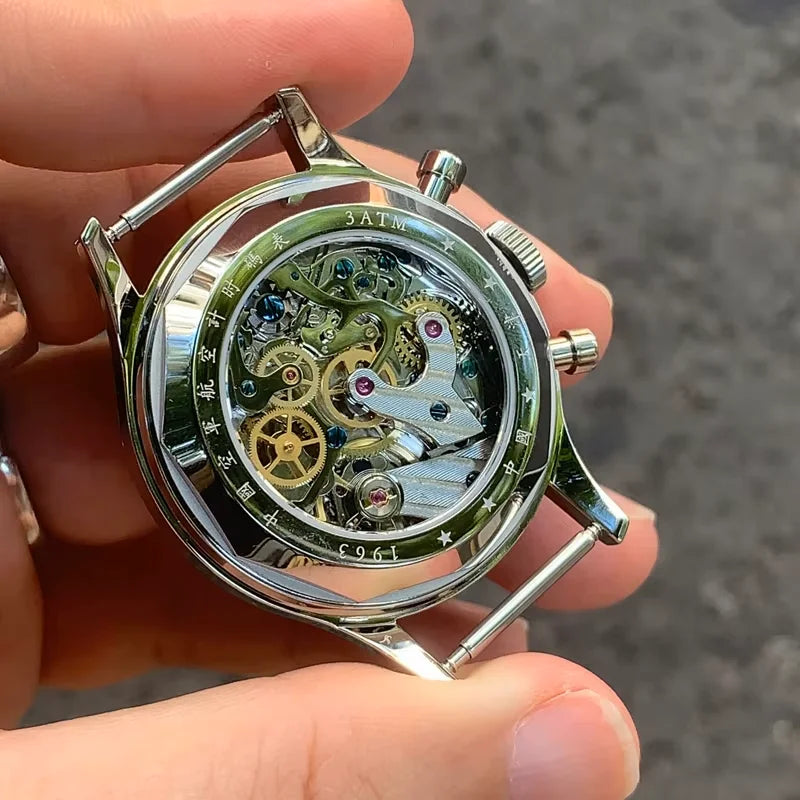 Seagull 1963 International Chronograph Manual Winding Mechanical Watches Original ST1901