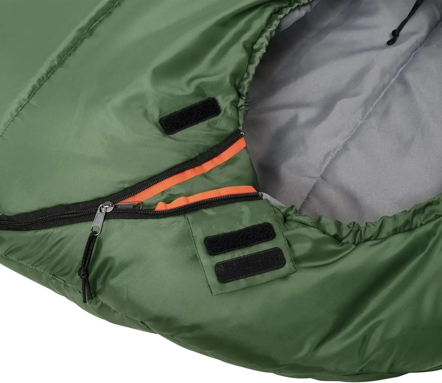 20°F Cold Weather Mummy Sleeping Bag, 82x33 Inches, Waterproof & Lightweight for Camping Hiking