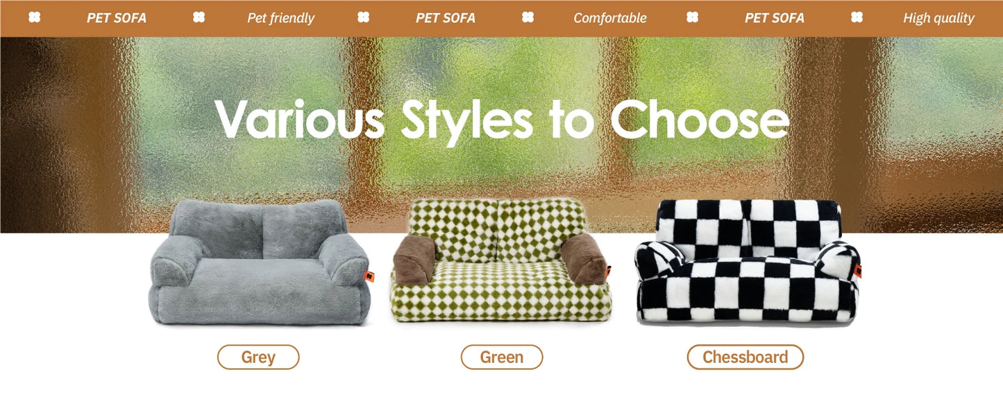 Pet Couch Bed 26×19×13 Inch WashableBeds for Medium Small dogs