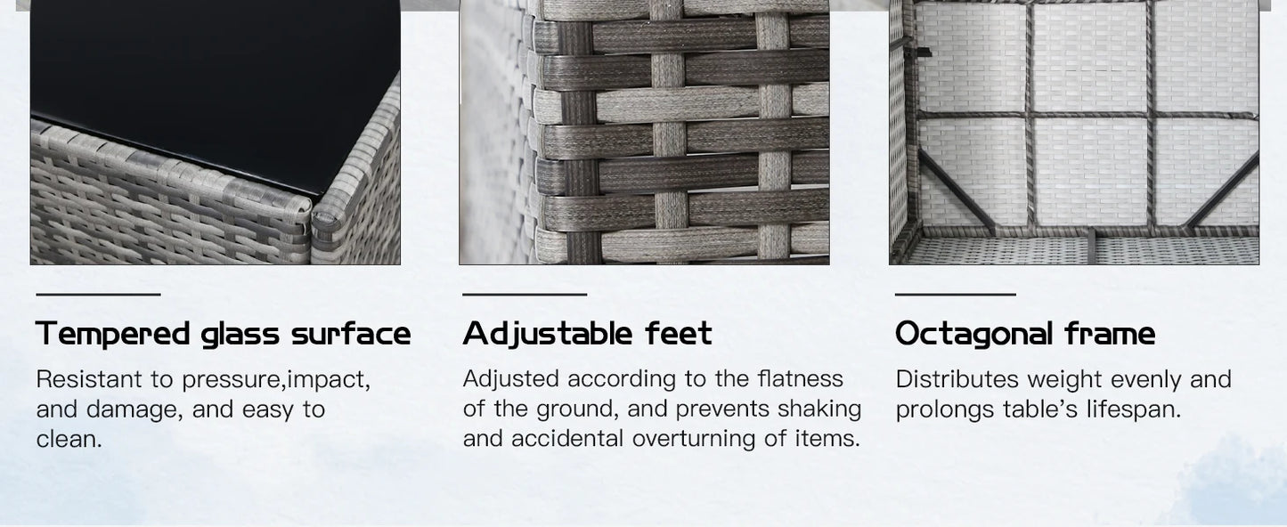 Outdoor Sectional Furniture Chair Set