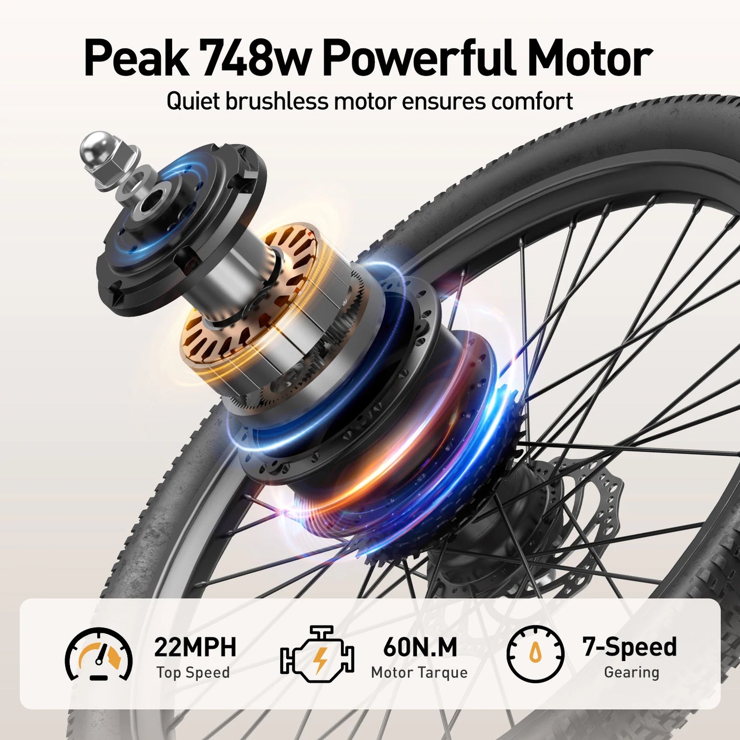 SU7 Adult E-bike 36V 15Ah Battery, 400W E-bike 24 Inch Tire Women's Electric bicycle
