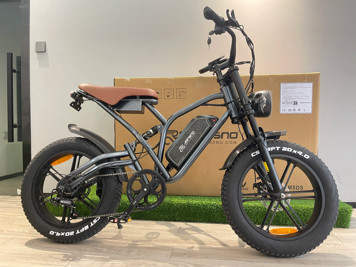 jansno x50 Adult Electric Bike 750W Motor  48V 14AH 20 Inch Tire Mountain Off-Road Motorcycle