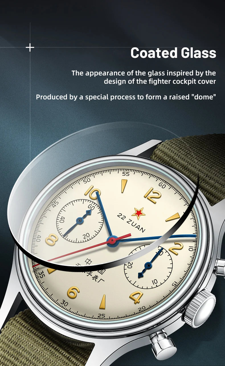 Seagull 1963 International Chronograph Manual Winding Mechanical Watches Original ST1901