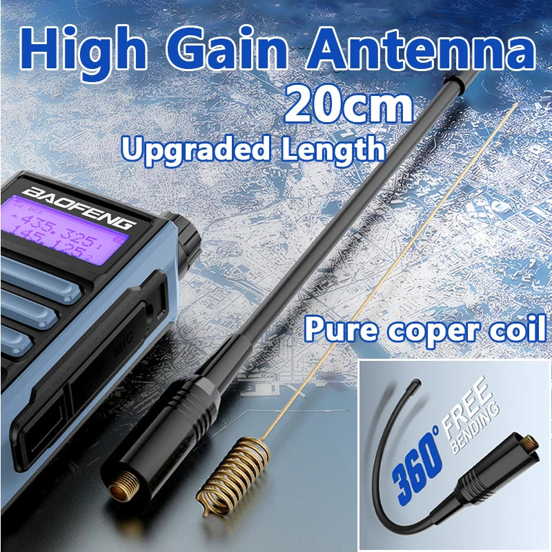 Waterproof Walkie Talkie Dual Band High Power Radio Dual Band Vhf Uhf CB Ham Radio Long Range