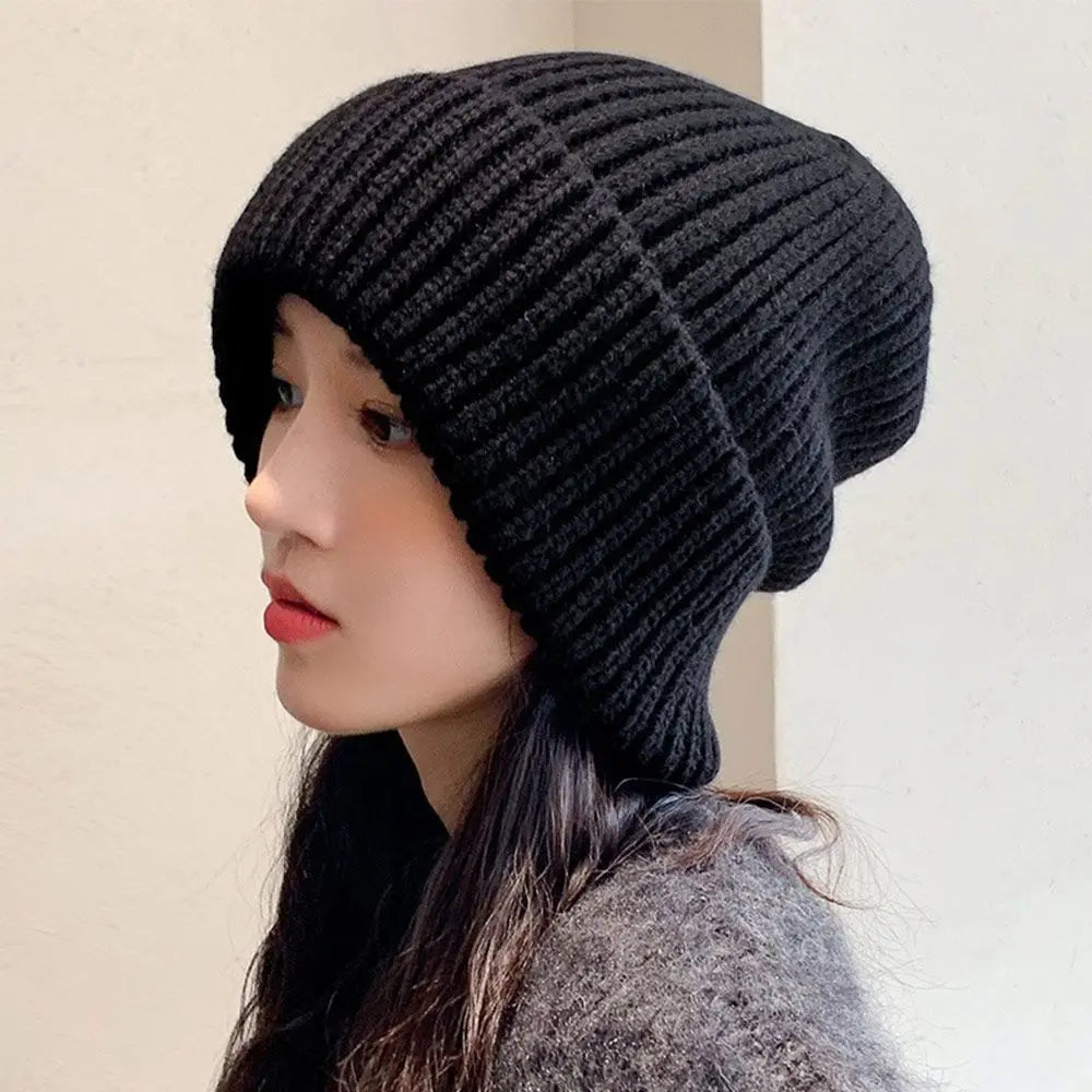 Fashion Winter Warm Hats Women Casual Knitted Bonnet Caps Men Hats Solid Color Hip Hop Unisex