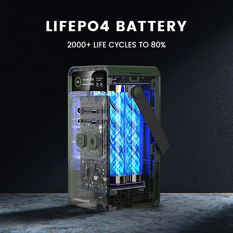 AP200L Power Bank 192Wh 60000mAh Capacity ,100w Solar Panel Generator for Camping Equipment